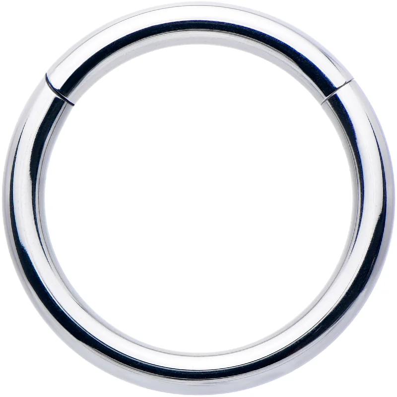 14 Gauge 7/16 316L Surgical Steel Precision Hinged Segment Hoop