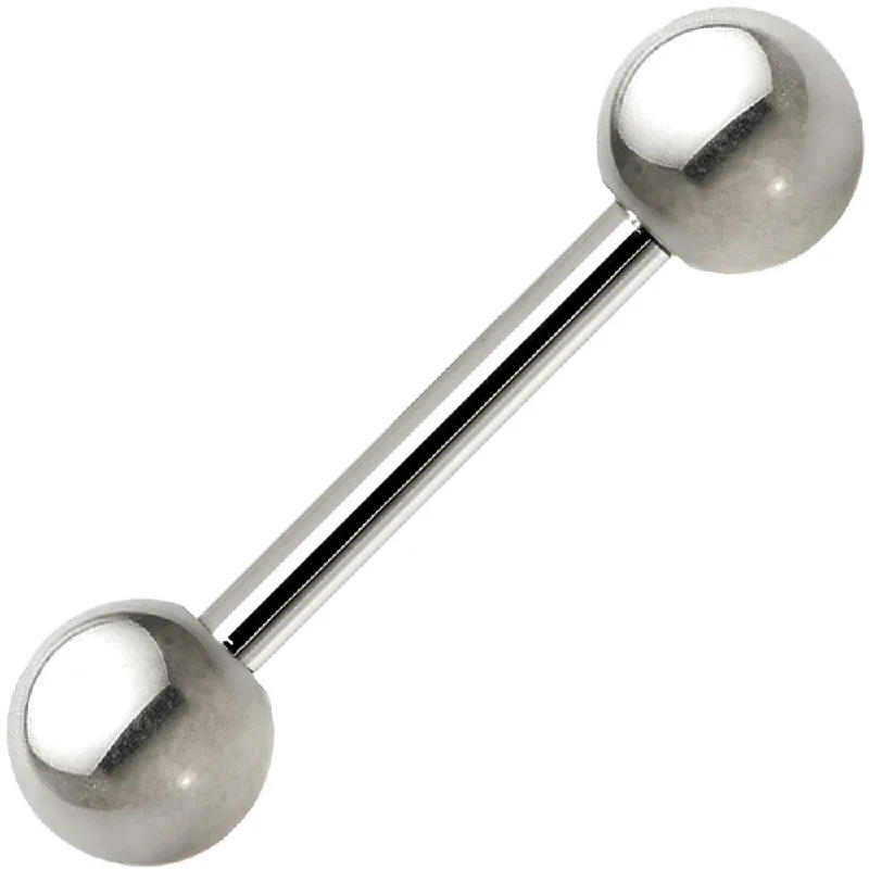 14 Gauge Grade 23 Solid Titanium Barbell 1/2 5mm