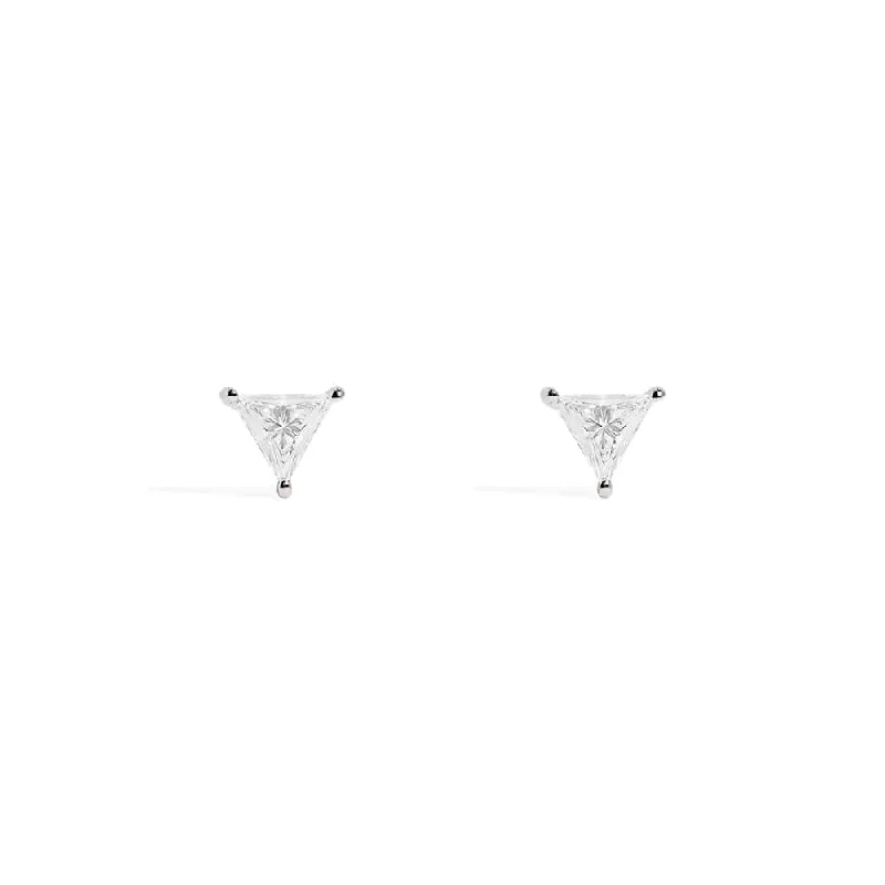 Éclat Triangle Stud Earrings