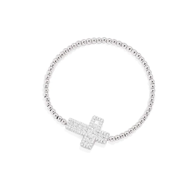 Cross Bracelet with beads