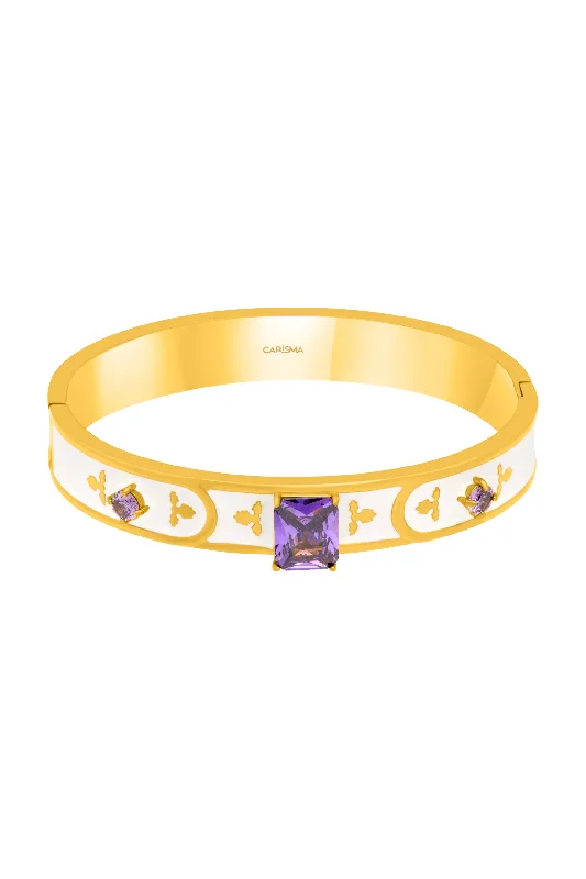 Maltese Tile Royal Purple Bangle