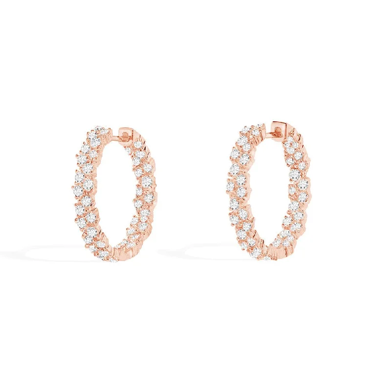 Pavé Hoop Earrings