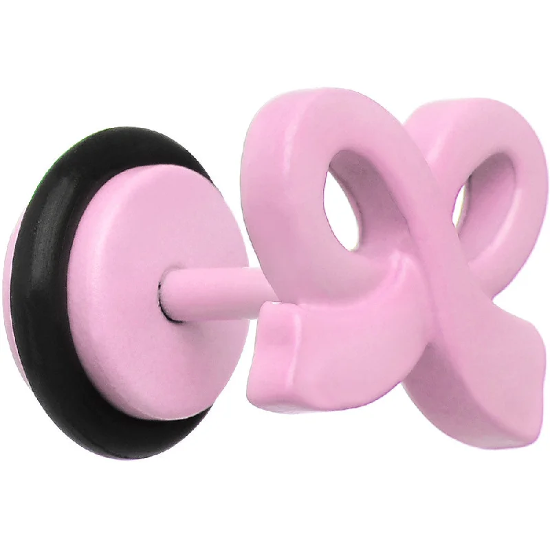 Pink Acrylic Bow Cheater Plug