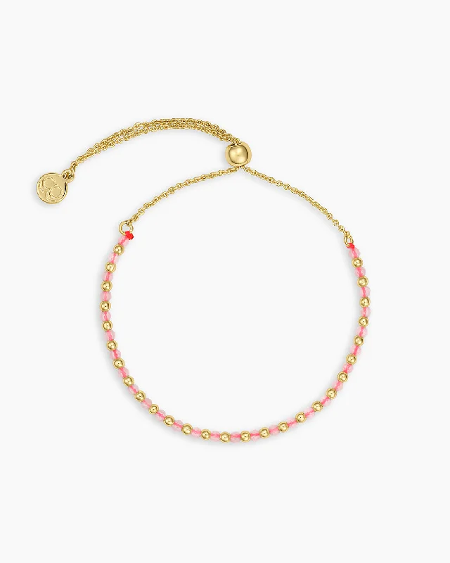 Gold Plated / Rose Quartz