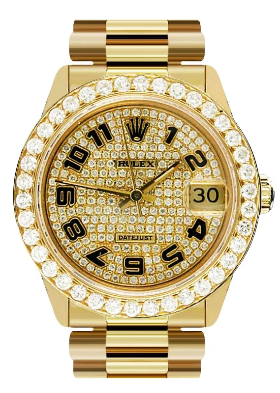 Rolex Datejust Watch For Women | 18K Yellow Gold | 31 Mm